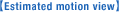 Estimated motion view